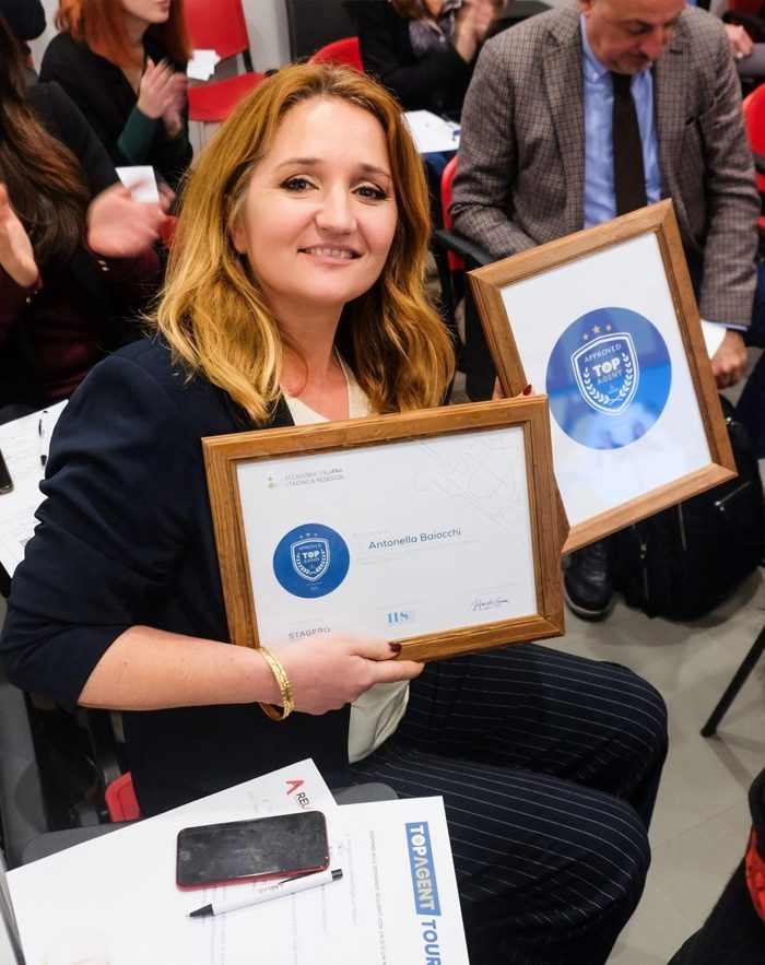 Antonella Baiocchi certificazione Approved Top Agent